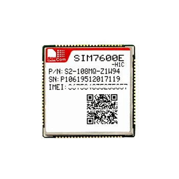 5VNT SIMCOM SIM7600E-H1C Multi Band LTE Modulis CAT4 4G LCC modelis B1, B3, B7, B8, B20 pigių SIM7600EH1C