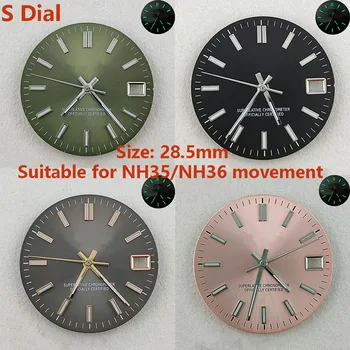 Aukštos Kokybės 28,5 mm NH35 dial S dial dial žiūrėti rankos tinka NH35/NH36 judėjimo žiūrėti reikmenų taisymo įrankis