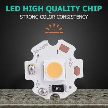 Didelės Galios 5V 3W COB LED Lempos Chip Šviesos Šaltinis Lauko Prožektorius Prožektorius