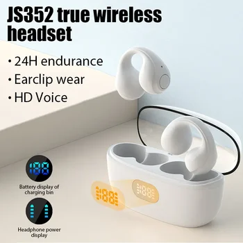 JS352 TWS Bluetooth 5.3 Ausinės Belaidės Ausinės Su Mic Touch Kontrolės Tiesa kaulais 