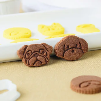 Naujų Mažų Šunų Sausainių Pelėsių Animacinių filmų Mini Puppy Slapukas Paspauskite Pelėsių Mielas Gyvūnų 