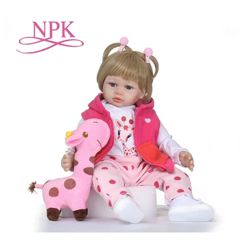 NPK 22inches Reborn Lėles Vaikas Žaislų Mielas Princesė 