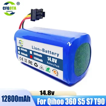 Už Qihoo 360 S5, S7 S7Pro T90 X9 12800mAh 14.8 v Robotų Dulkių siurblys Baterijos Pakeitimas