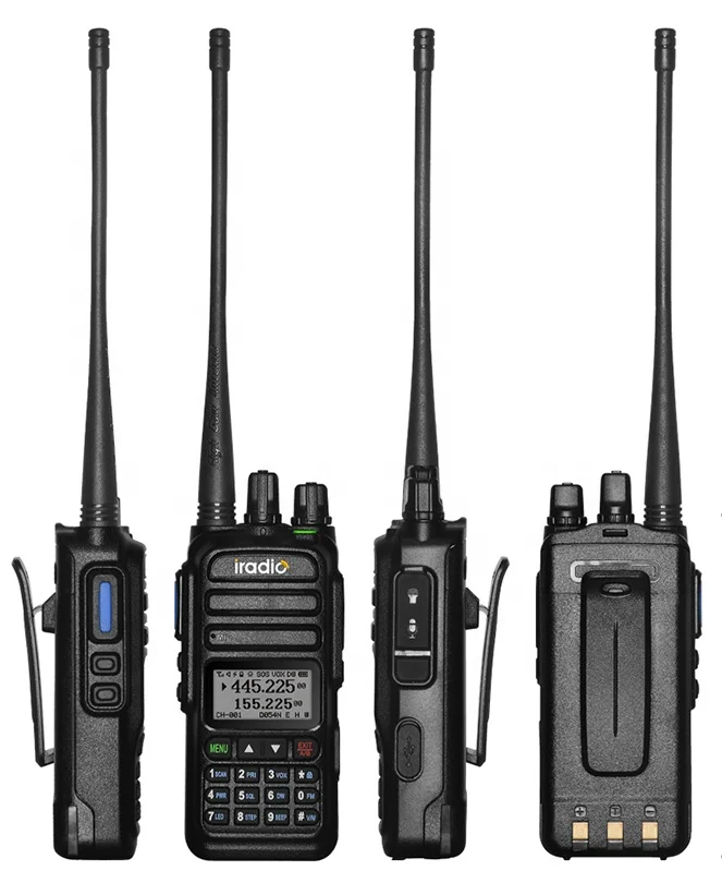 2VNT Iradio ABS UV-83 Pilna Juosta 5W VHF/UHF 1800mAh Nešiojamą Ham Radio AM/FCC/NOAA Funkcijų1