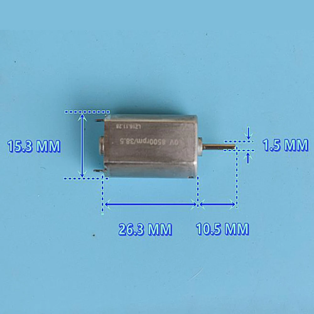 Micro 050 Variklinių DC5V-6 V, 3,7 V 15000RPM Tauriųjų Metalų Teptuku Mini garso išjungimas Tylus Elektros Variklis Užrakinti Automobilį AV DVD Grotuvas, D/V 9.04