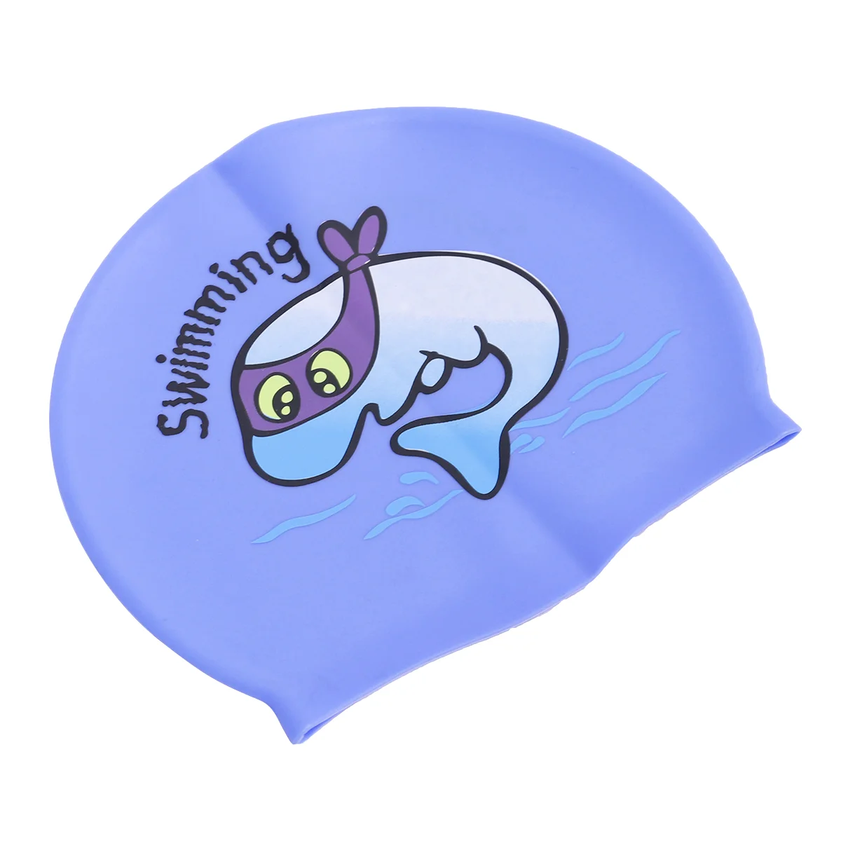 Vaikų Plaukimo Animacinių filmų Silicio Vandeniui Apsaugoti Ausis Plaukti Baseinas Skrybėlę Vaikų Dangteliai(Mėlynas Žuvų Vaikų Gumos Bžūp)1