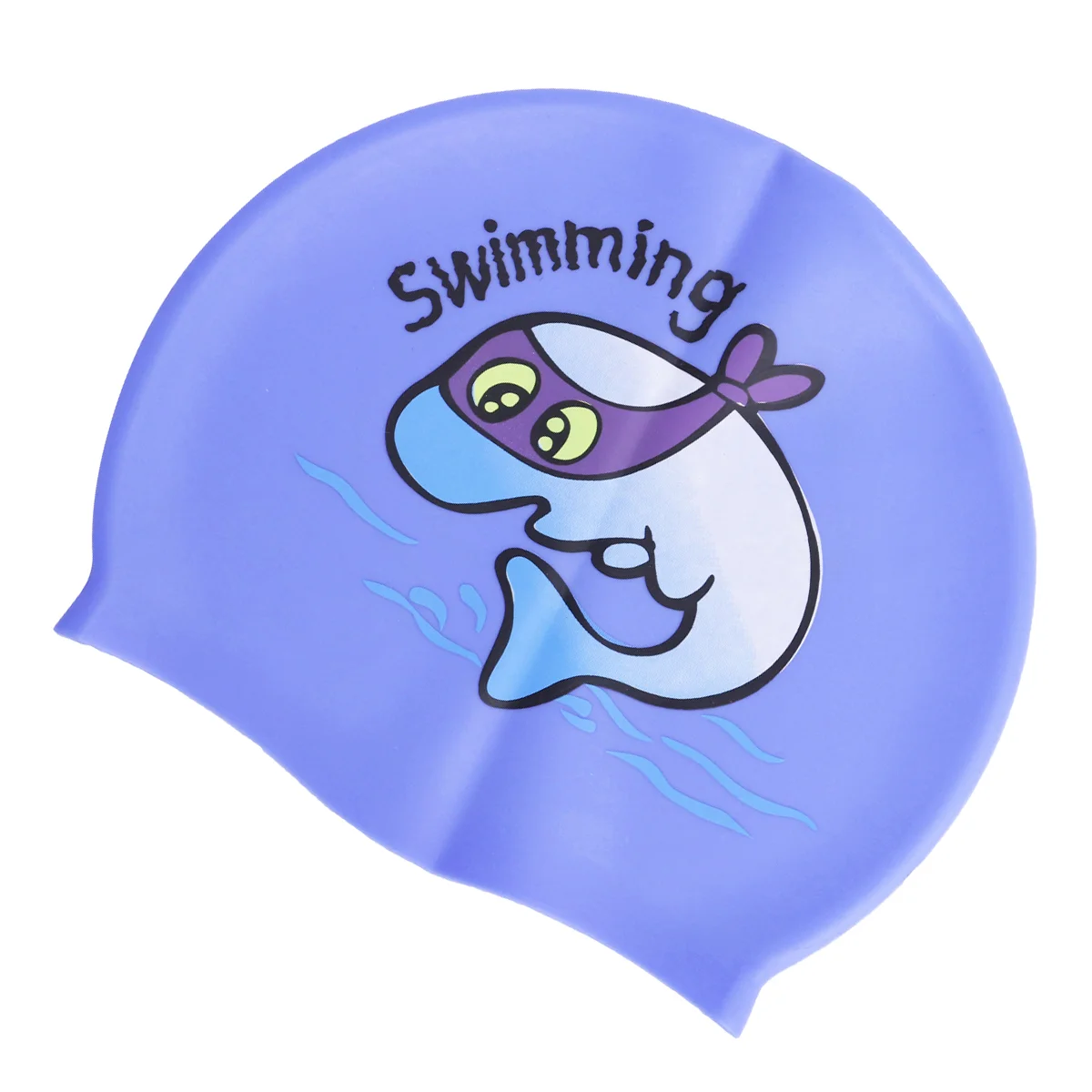 Vaikų Plaukimo Animacinių filmų Silicio Vandeniui Apsaugoti Ausis Plaukti Baseinas Skrybėlę Vaikų Dangteliai(Mėlynas Žuvų Vaikų Gumos Bžūp)3