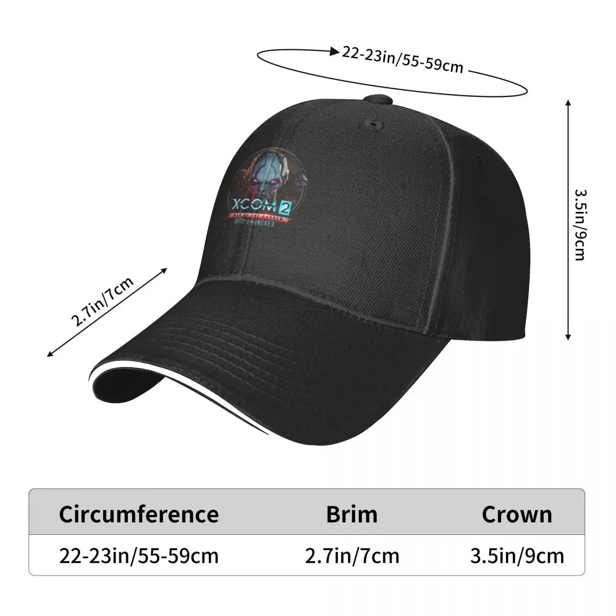 Xcom 2 logo žaidimas Bžūp Beisbolo kepuraitę skrybėlės cap cap vyrų Moterų5