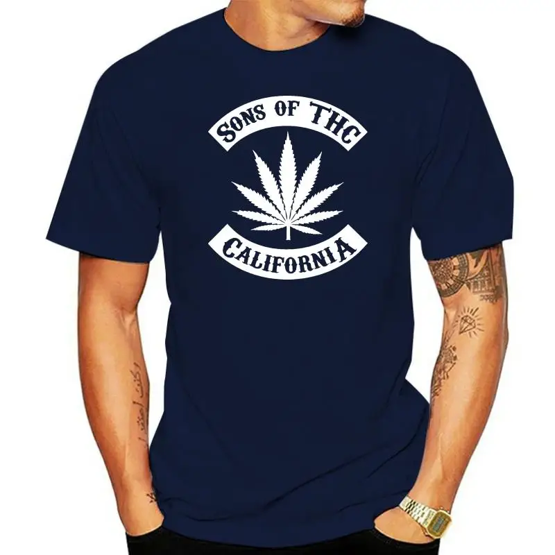 Sūnūs THC T-Shirt Įdomus Kultinė Žolės Šalies Piktžolių Hanf HANF Ted2022 Mados slim marškinėliai T Shirt Vyrai Tee Marškinėliai 2022 Karšto Pardavimo Su0