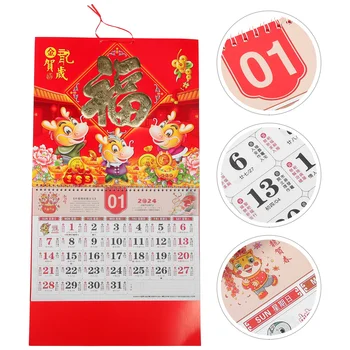 2024 M. Sienos Kalendorinius Metus Drakonas Kabo Kalendorius Tradicinį Kinų Mėnulio Kalendorių Feng Shui Kalendorinio Mėnesio Tvarkaraštis Darbotvarkės