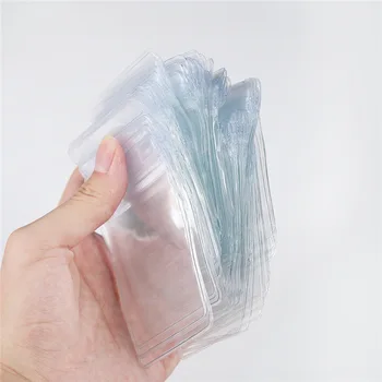50pcs PVC Save Sandarinimo Plastiko Papuošalai Zip Lock Bags Reclosable Storio Skaidrus Ziplock Dovanų Pakavimo Saugojimo Maišeliai