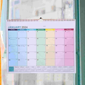 Anglų Sienos Kalendorinio Mėnesio Kabo Kalendorius Home Didelis Stalas Mėnesio Office Home Office Grafiką, Popieriaus Metų Planavimo Pastaba