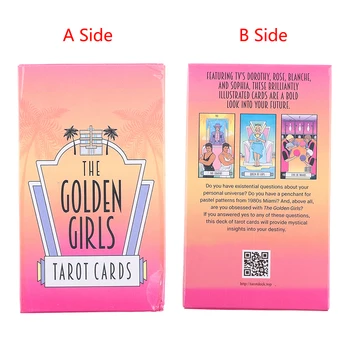Auksinis Mergaičių Taro Kortos Oracle Korteles Šalies Pranašystė Būrimą Stalo Žaidimas