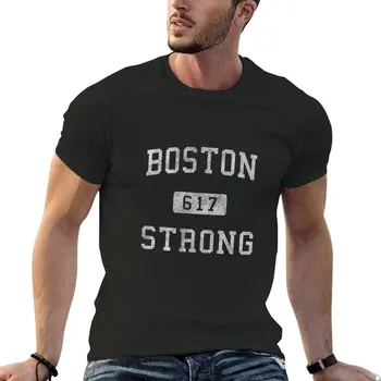 Bostono Stiprus Derlius T-Shirt grafikos t shirts, negabaritinių marškinėliai paprasto juodo t marškinėliai vyrams