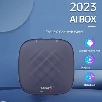 CarPlay Ai TV Box Android13 8+4 128GB+64GB Belaidžio CarPlay 