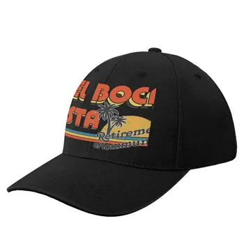 Del Boca Vista/Išblėso Stiliaus 90s DesignCap Beisbolo kepuraitę Vintage Fashion Beach paplūdimio skrybėlę, Ponas Hat Vyriškos Kepurės Moterims