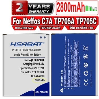 HSABAT 2800mAh NBL-46A2300 Didelės Talpos Bateriją Neffos C7A TP705A TP705C