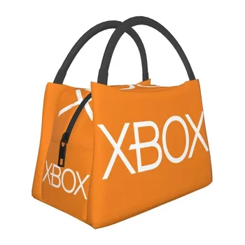 Klasikinis Xboxs Logotipą, Izoliuoti Pietūs Krepšys Moterims Sandarus Žaidimas Žaidėjus Dovanos Aušintuvas Šilumos Pietūs Nešti Office Iškylą Kelionės