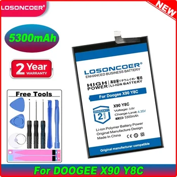 LOSONCOER Originalus 5300mAh Už Doogee X90 Y8C Mobiliojo Telefono Baterija