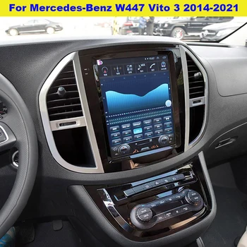 Mercedes-Benz W447 Vito 3 2014 - 2021 Tesla Stiliaus Automobilio Radijo 