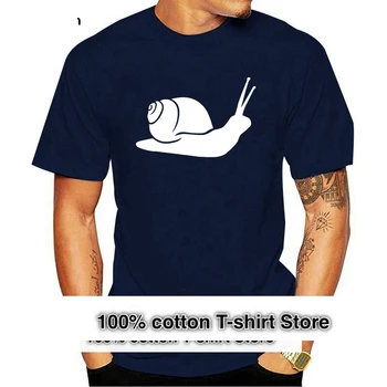 Sraigė T-Shirt Cool Juokingi Marškinėliai Vyrams Aukštos Kokybės Tees