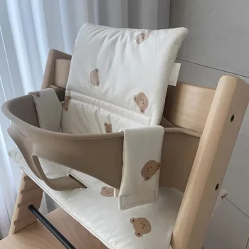 Vaiko Kėdės Sėdėti Padengti Kūdikis, Aukšta Kėdutė Booster Padengti Šiaurės Stilius Baby Valgomojo Kėdė Pagalvėlė Padengti Print Non-slip Pagalvėlės