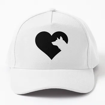 Širdies Australijos Kelpie Meilužis Beisbolo kepuraitę Golfo Drabužiai Arklių Skrybėlę Užsakymą Bžūp Skrybėlę Vyrų Moterų