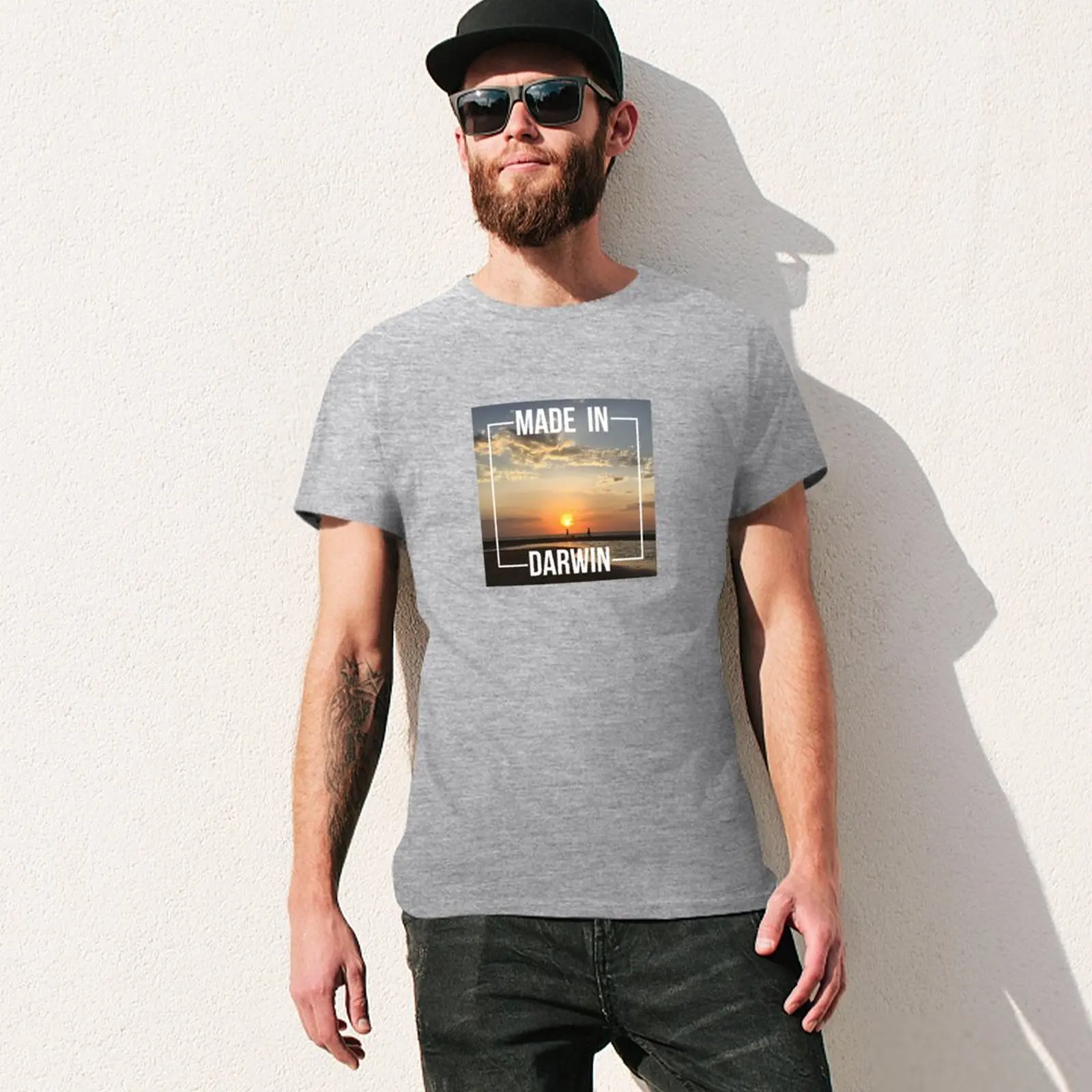 Padaryta Darvinas T-Shirt muitinės vasaros drabužių nauja redakcija marškinėliai vyrams2
