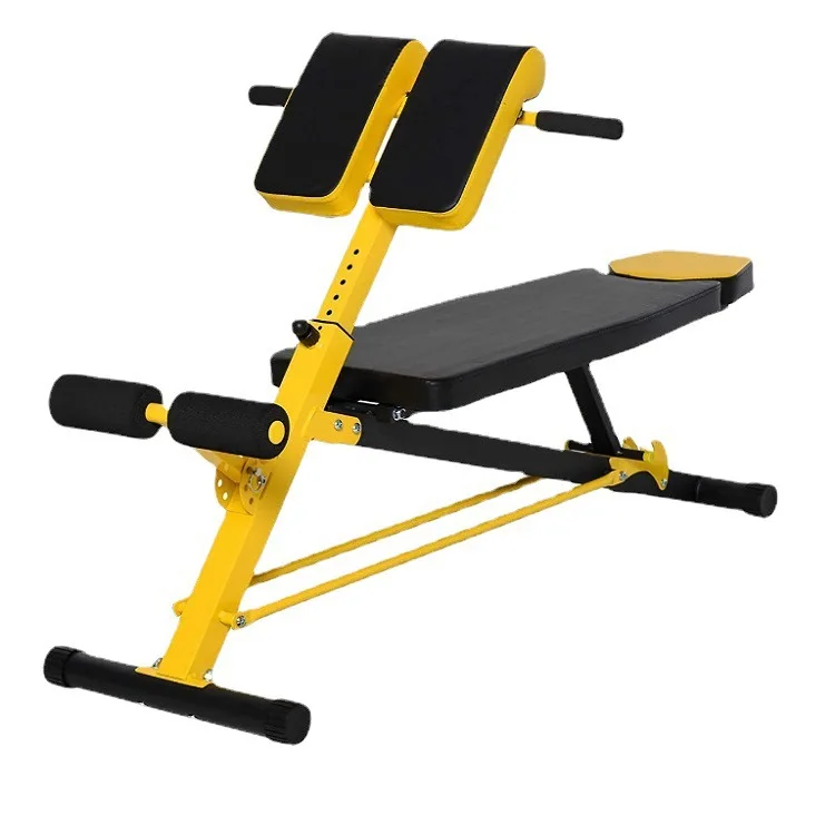 Daugiafunkcinis svoris suolas gimnastikos įranga hantelio mokymo reguliuojamas svoris suolas namų sporto fitneso romos kėdė1
