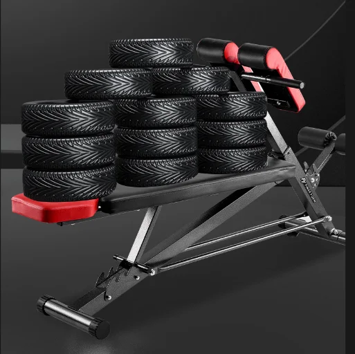 Daugiafunkcinis svoris suolas gimnastikos įranga hantelio mokymo reguliuojamas svoris suolas namų sporto fitneso romos kėdė2